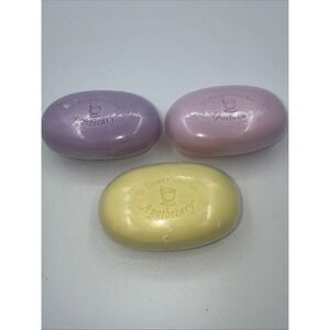 The Vermont Country Store Set Of 3 Bar Soaps Lemon Verbena Rose English Lavender